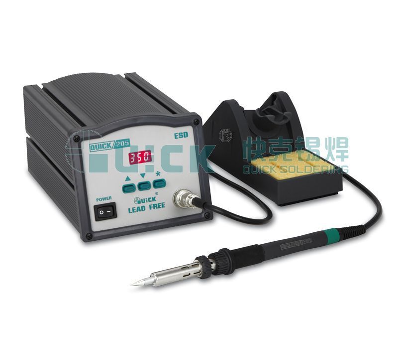 原装QUICK快克大功率焊台205烙铁焊台150W无铅焊接