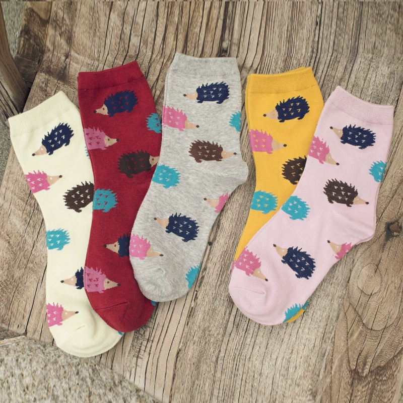 Мультяшные трендовые knee socks, до середины икр, оптом