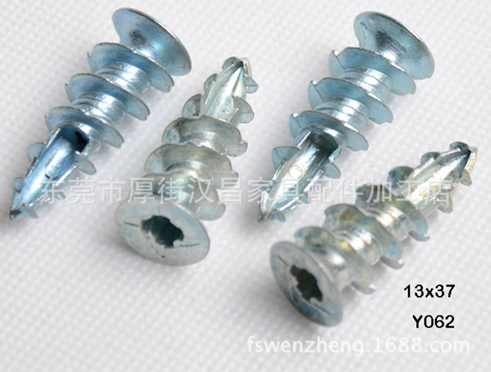 东莞专业家具配件厂家供应高强度金属膨胀壁虎螺栓锌合金螺旋膨胀