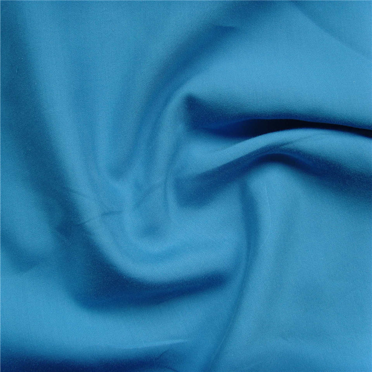 新款女装面料供应棉人丝斜纹染色布料JS-T-12004