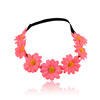 Brand elastic fresh headband solar-powered, hair accessory, flowered, boho style