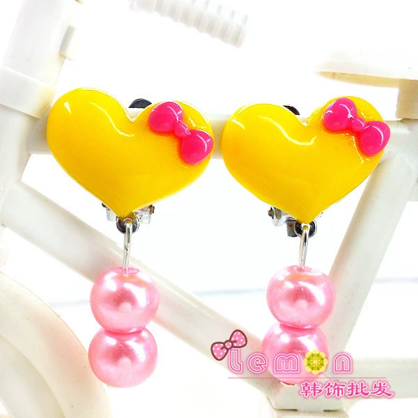 Детские серьги-крючки, сережки принцессе, невидимая подвеска, без прокола ушей, украшенные цветами