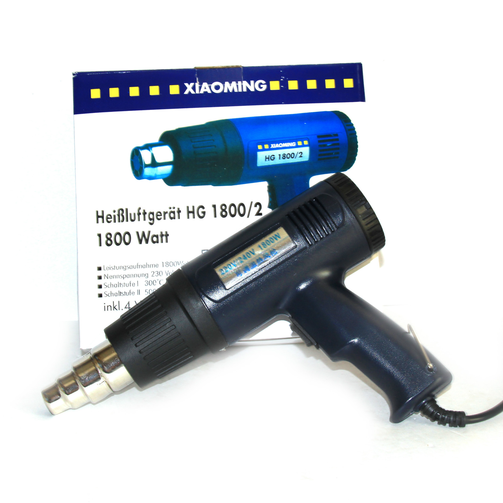 高质量工业型热风枪1500W 1800W高低档+可调温吹风枪烤枪贴膜焊枪