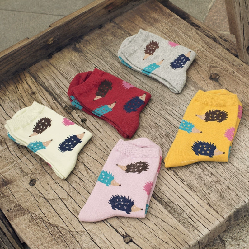 Мультяшные трендовые knee socks, до середины икр, оптом