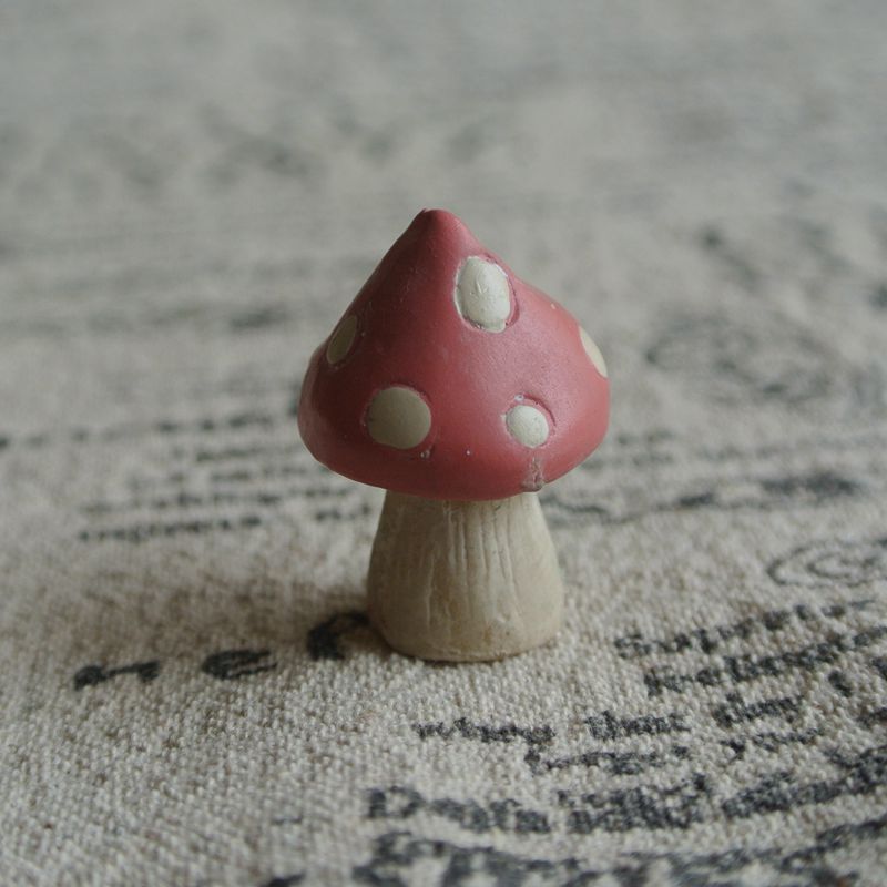 미니 버섯 장식 냉장고 스티커 수지 공예 공장 크리 에이 티브 홈 일본 식료품 만화 DIY 착수 EMO