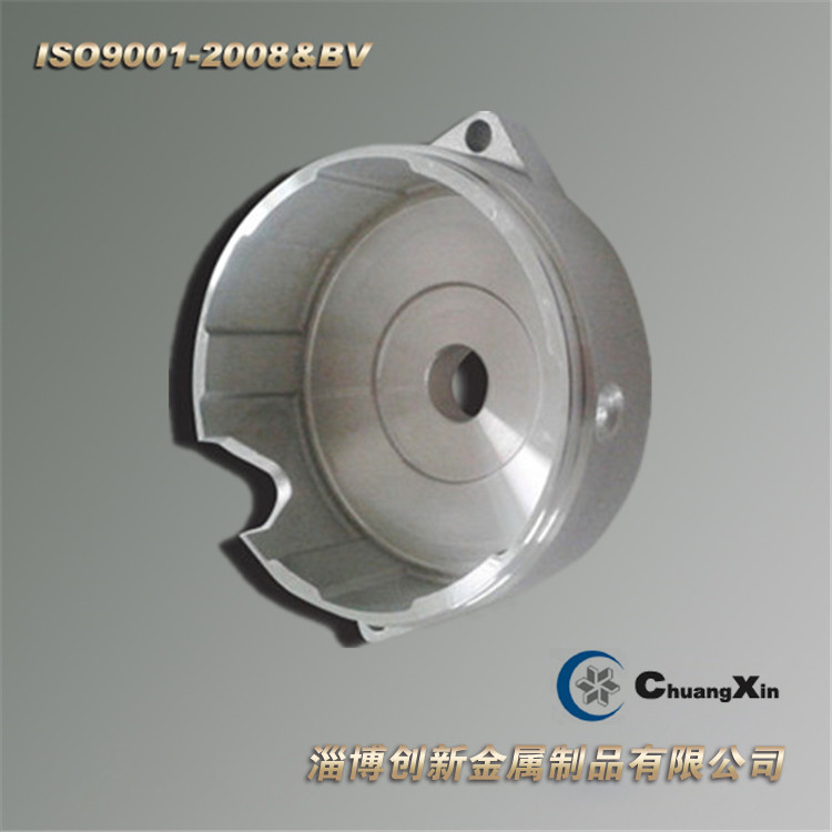 抛丸表面处理铝合金压铸汽车减速电机小铝盖