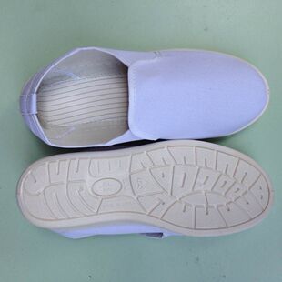SPU comfortable bottom anti-static shoes manufacturers white canvas surface medium towel shoes dust-free workshop clean shoes