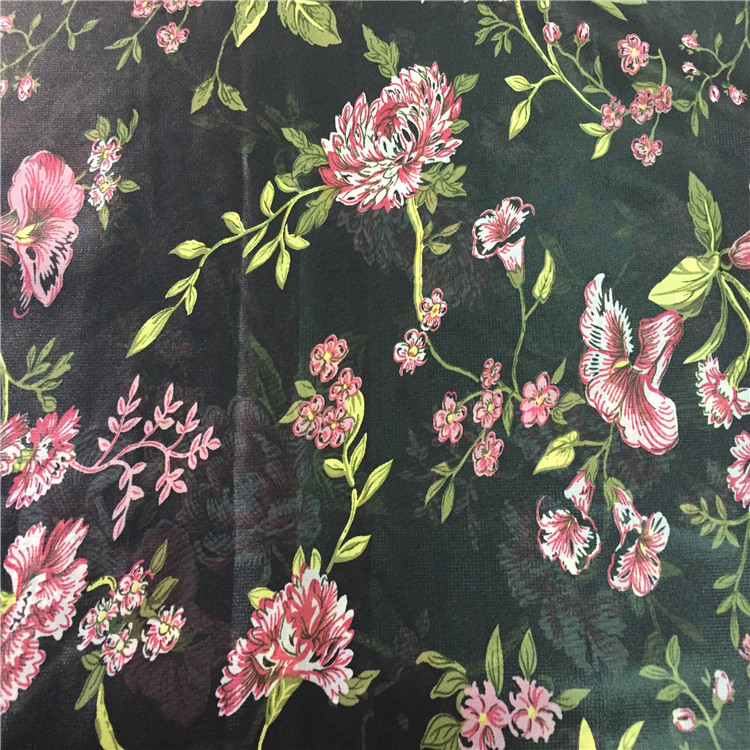 厂供 新上市时尚潮流欧典雅服装 雪纺碎花 面料