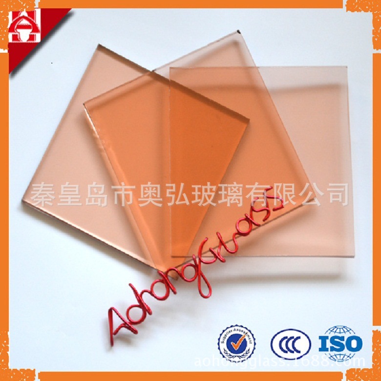 供应秦皇岛粉红色浮法玻璃原片pure float glass 4mm5mm6mm-8mm