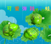 Wind-up plastic classic toy, frog, wholesale