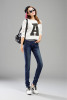 Autumn jeans, fitted trousers, elastic pencil, Korean style, elastic waist