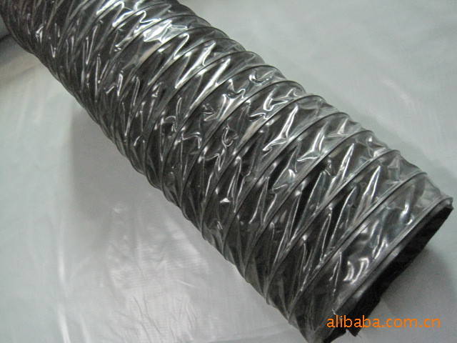 厂家供应 伸缩风管 黑色风管 黑色高温风管 尼龙布风管