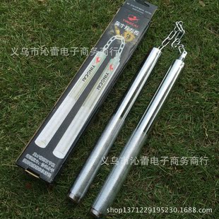 Stainless steel nunchakus nunchakus nunchakus combat training two short stick self-defense weapon