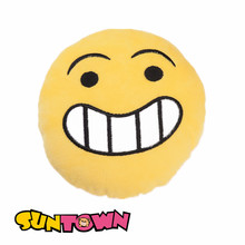 新款emoji表情靠垫 毛绒玩具公仔靠枕 QQ表情抱枕 来样选做批发