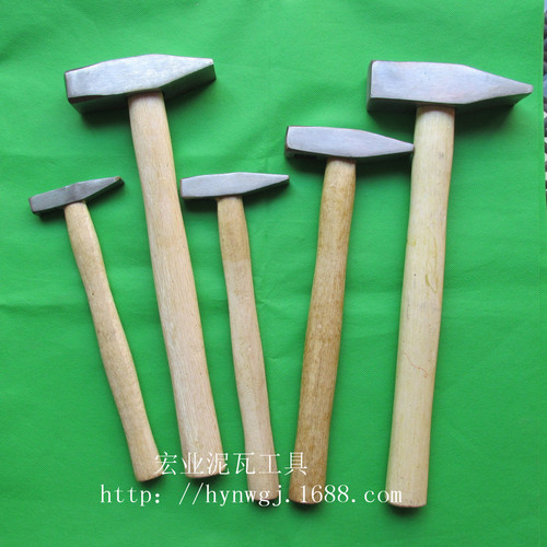 Hongye hardware tools wholesale forged wooden handle fitter hammer installation hammer percussion tool