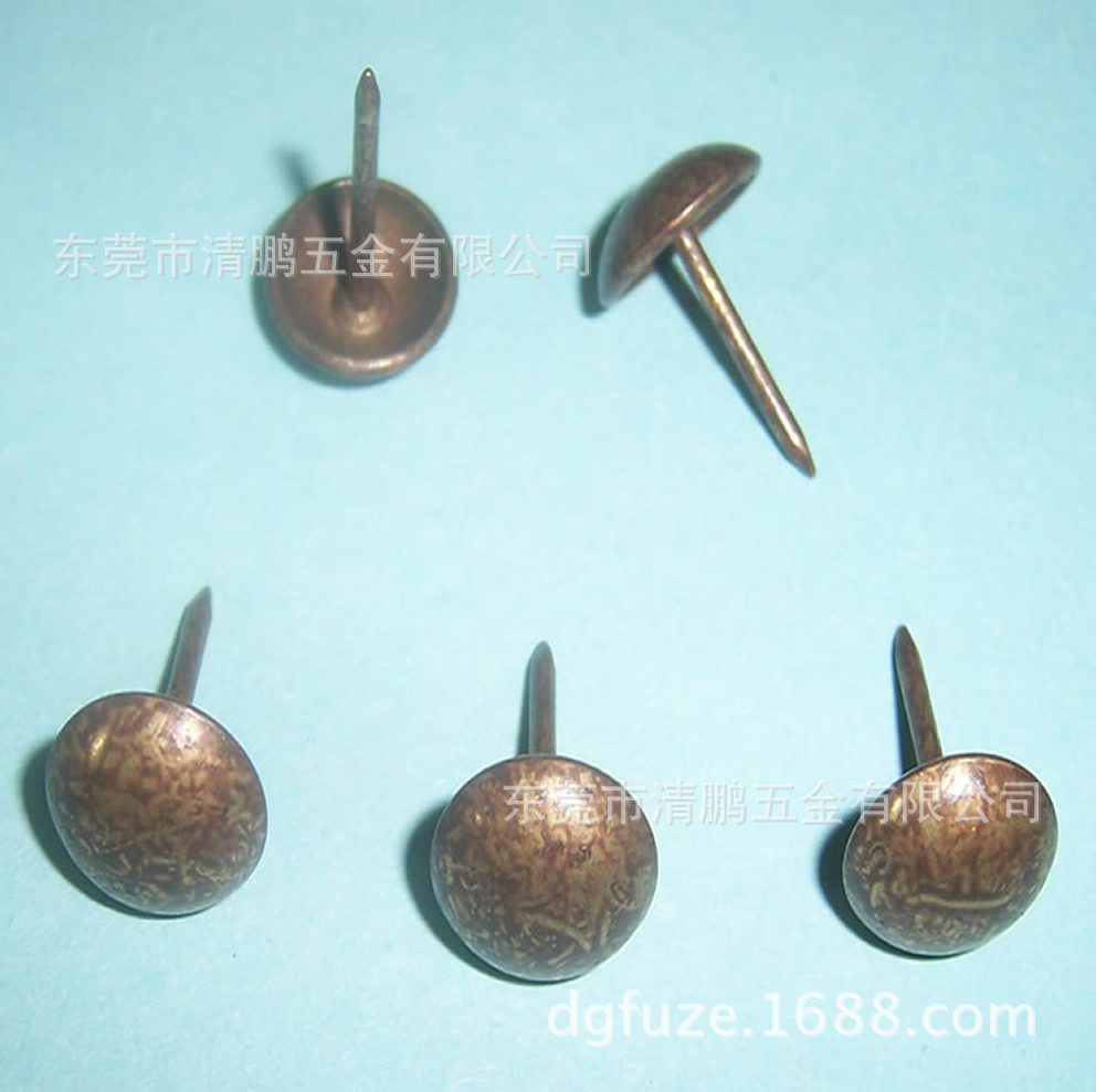11mm圆头泡钉金属家具装饰沙发泡钉鼓泡钉圆形沙发钉