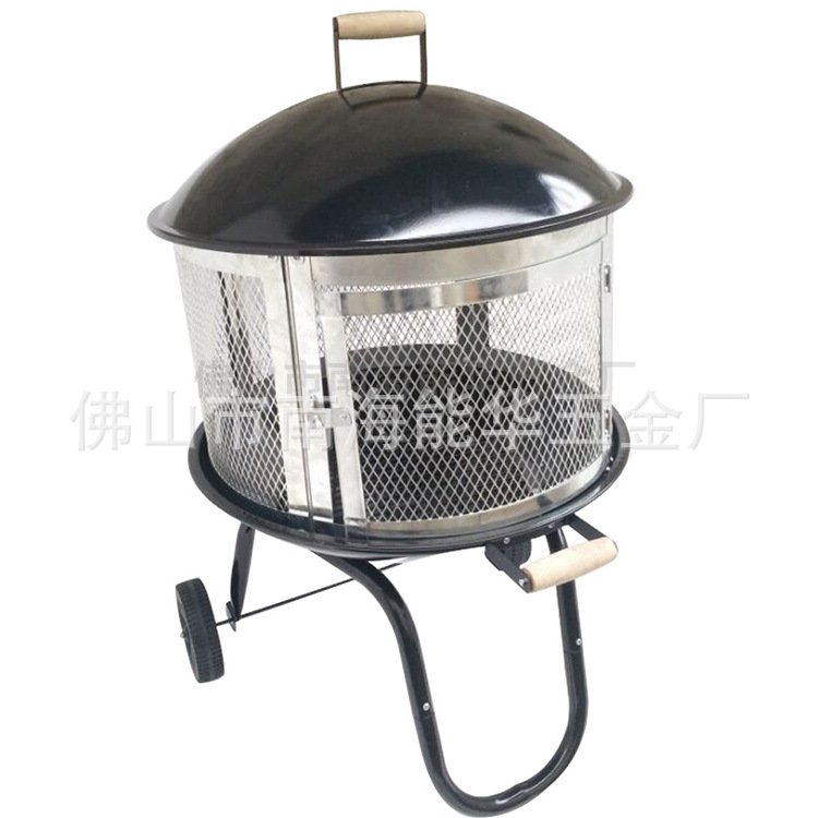 Fábrica se especializa en la producción de grandes al aire libre brasero de carbón calentador hogar estufa redonda por mayor