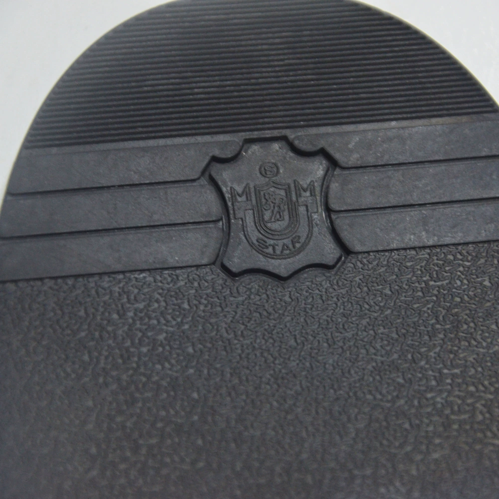 Оптовая 6,5 мм Толстая черная клейковина резиновая Повседневная обувь подошва кожаные туфли на каблуках