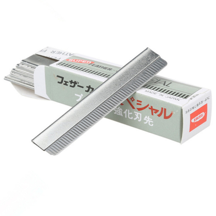 Feather brand Super H platinum eyebrow shaping blade makeup artist strong recommend nail art blade small sharp 10 pieces Feather brand Super H platinum eyebrow shaping blade makeup artist strong recommend nail art blade small sharp 10 pieces