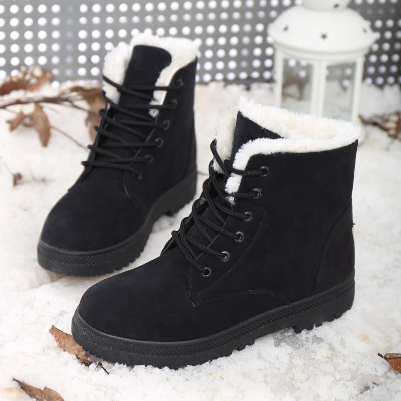 winter keep warm women's low boots