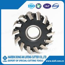 镶齿套式面铣刀用高速钢楔形齿纹刀齿  专业研发定制非标刀具