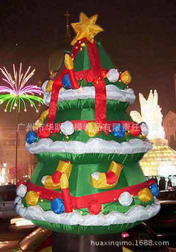 圣诞装饰品 圣诞树 圣诞气模用品 充气圣诞老人 充气圣诞树