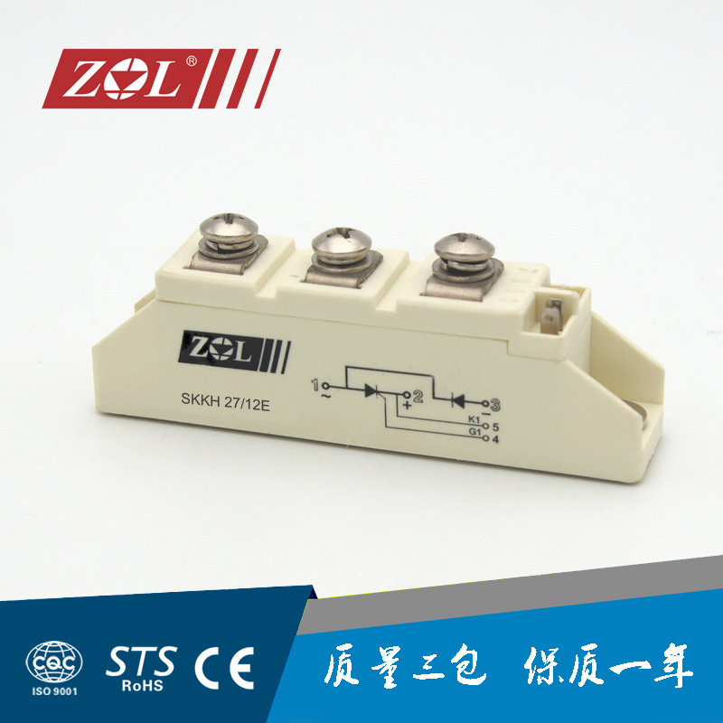 西门康型  可控硅二极管混合模块 SKKH27, SKKH27/12E
