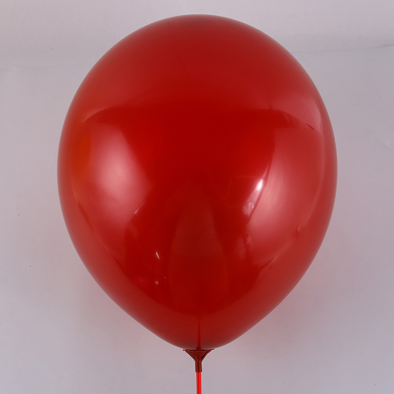 10 pulgadas mate globo de látex decoración de la boda de vacaciones globo engrosado 2,2G mate Granada globo rojo al por mayor