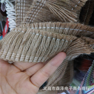 5cm 麻线流苏 麻线复古手工圣诞装饰麻带 麻布花边流苏-阿里巴巴