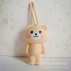 Cute silica gel cartoon key bag, keychain for beloved, South Korea, with little bears