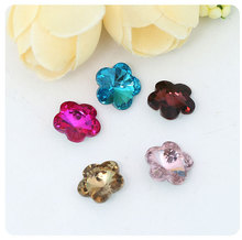 梅花彩色宝石 水晶尖底异形钻 DIY贴钻 手机壳美容 装饰配件