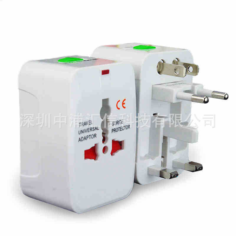 全球通转换插头 美规 欧规 澳规 英标 转换插头 多功能转换插头