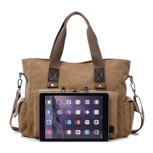 New Fashion Men's Handbag Briefcase Unisex Shoulder Bag Crossbody Bag Casual Laptop Travel Bag One Piece Dropshipping