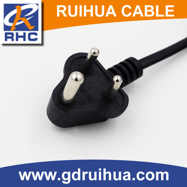 厂家直销供应小南非插头电源线