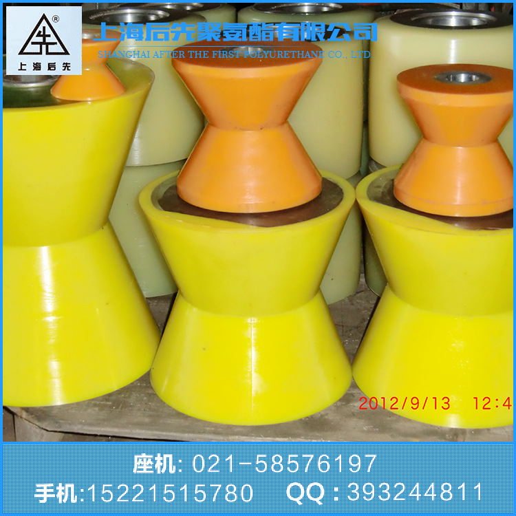 大型V型输送辊包胶 非标 铁芯包聚氨酯胶 耐磨胶