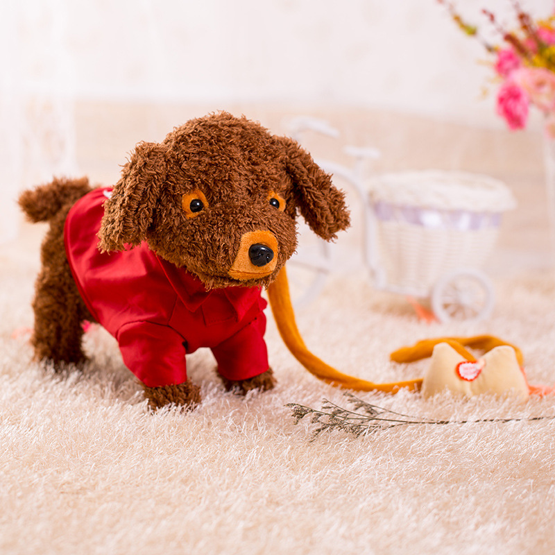 테디 다크 브라운 레드 코트