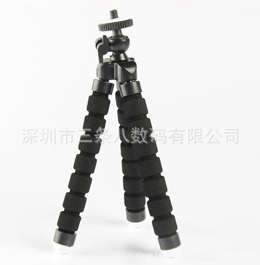 Sponge tripod, universal mobile phone, variable tubing, octopus