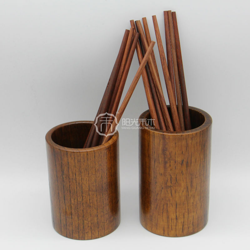 Titular de la pluma de madera maciza palillos de madera jaula palillos titular palillos de madera cesta cocina suministros fábrica al por mayor
