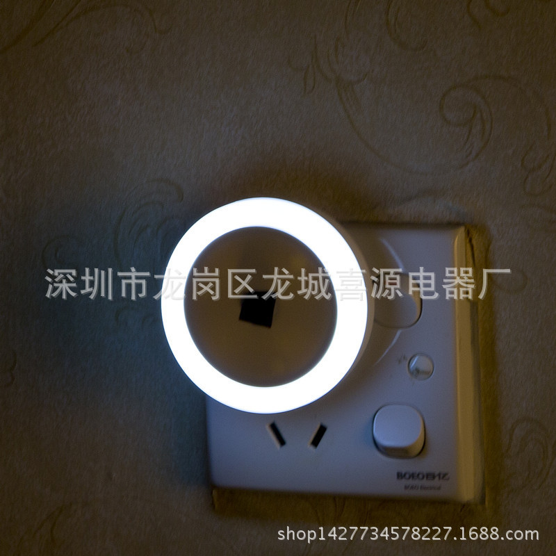 Intelligent Led Sensor Lamp New and Unique Street Stall Hot Selling Creative Gift Plug-In Energy-Saving Light-Controlled Night Light Wholesale