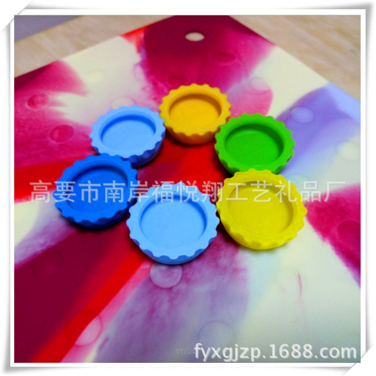 创意硅胶啤酒瓶盖 酒瓶硅胶塞 RIO鸡尾酒瓶盖 礼品批发