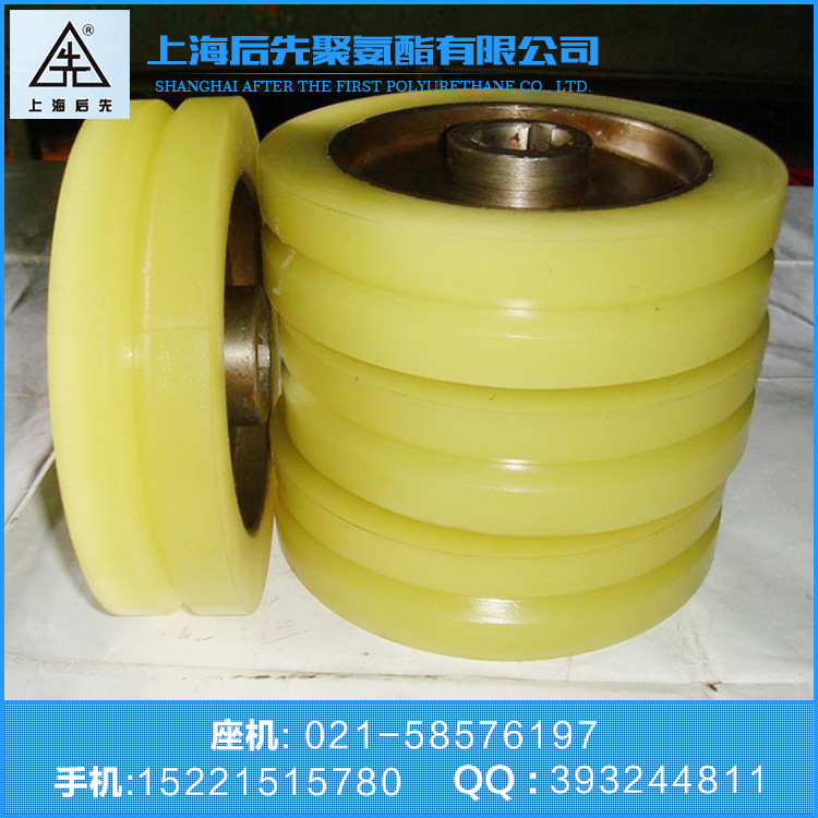 供应输送设备聚氨酯计米轮聚氨酯包胶轮PU轮输送设备