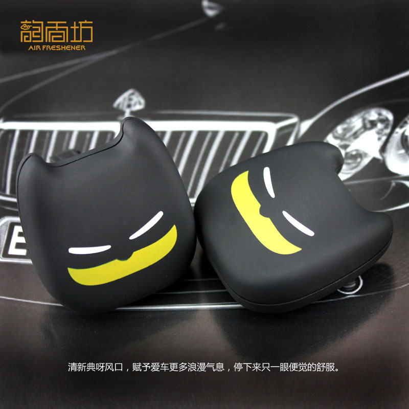 小恶魔出风口香薰卡通汽车空调固体香膏香水香氛车内小摆件