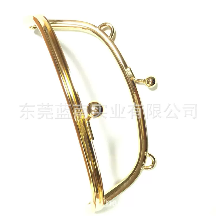 厂家生产手袋五金架,钱包五金夹，五金拱形双圈钱包扣