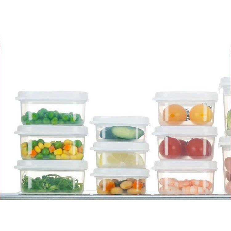 Япония импортировала пластиковую коробку для хранения продуктов питания, коробку для хранения в холодильнике, прямоугольную коробку для обеда в микроволновой печи, уплотнение