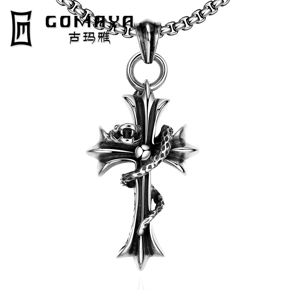Men's brand fashionable necklace for clubs and parties stainless…