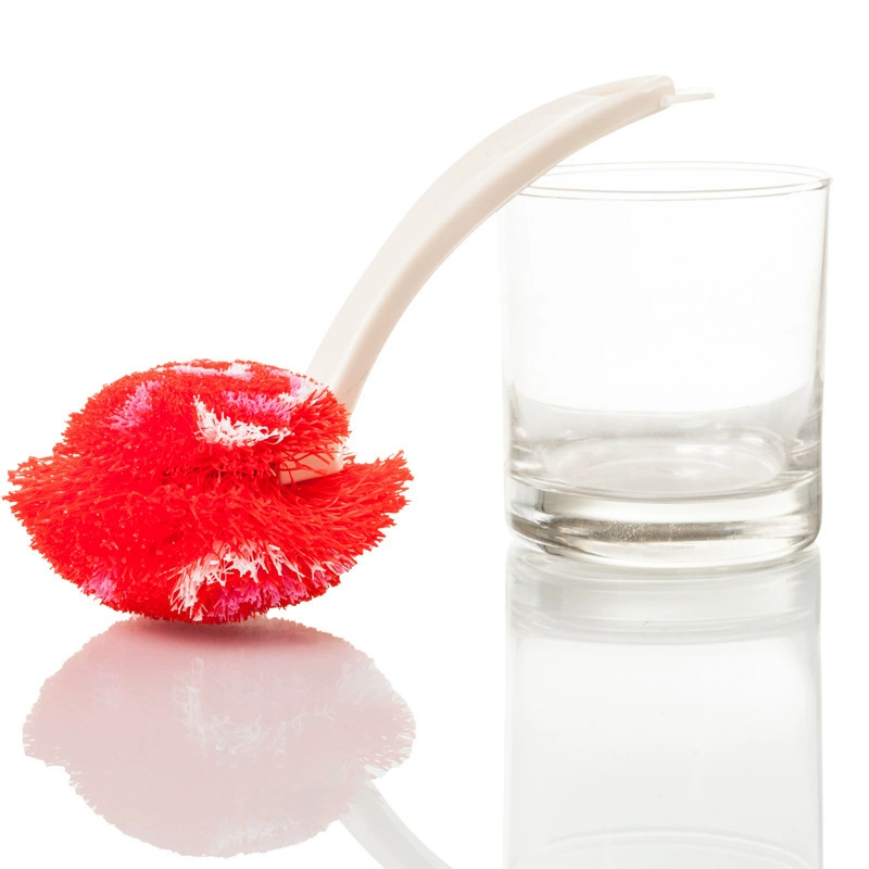 Японская импортная щетка для чистки кастрюль с ручкой, кухонная щетка из стальной проволоки с длинной ручкой для обеззараживания, многофункциональный инструмент для чистки кастрюль.