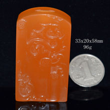 天然玉石 上等金冻石金田黄吊坠 手牌 挂牌 挂件博古石斋厂家批发