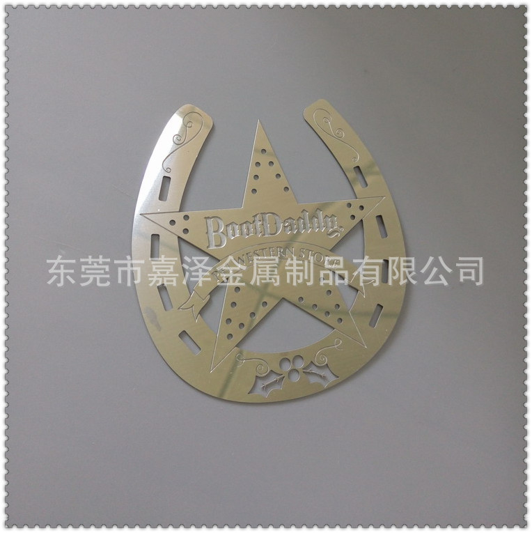 厂家生产金属镂空铁牌 氧化拉丝铝牌 丝印LOGO五金铭牌