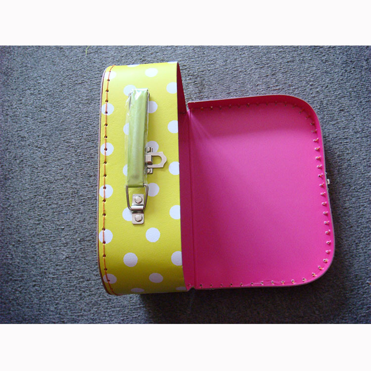 工厂直供彩色玩具收纳手拎盒 礼品包装盒儿童 天地盖手提箱礼盒