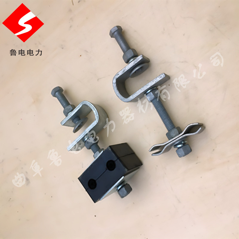 杆用引下线夹塔用引下线夹铁附件引线线夹价格
